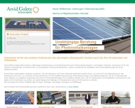 Bild Arvid Goletz Solarprojekte
