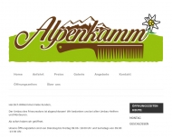 Website Alpenkamm Friseursalon