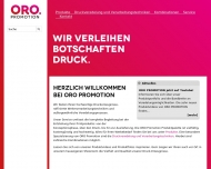 Bild Oro Promotion