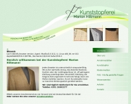Website Kunststopferei Hiltmann