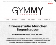 Website GYMMY SHAPE & CLUB