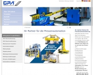 Website GPA-Jakob Pressenautomation
