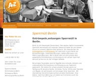 Website A-Z Entsorgung und Entrümpelung Berlin