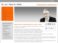 Bild Rechtsanwalt Dr. Hans G. Holly