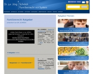 Website Familienrecht Dr. jur. Jörg Schröck