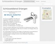 Website Schlüsseldienst Erlangen Scholz