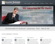 Website Kanzlei Rudolph Bielefeld