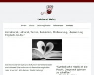 Website Lektorat-Heinz