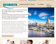 Website hairfree Institut Dresden-Altstadt