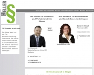 Website Rechtsanwaltskanzlei Heller
