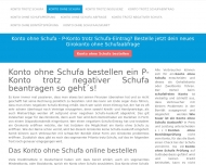 Bild Konto Schufafrei bestellen