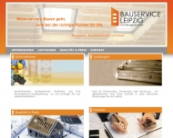Website Bauservice Leipzig UG