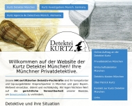 Website Kurtz Detektei München