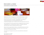 Website Kanzlei Reichard & Heinz