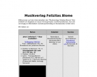 Bild Musikverlag Felizitas Blome