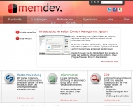 Bild memdev. Webdesign