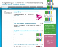 Aktuelles - MIS - Magdeburger Institut f?r Sicherheitsforschung