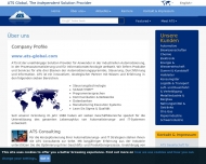 Website ATS Gesellschaft f�r angewandte technische Systeme