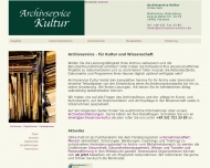 Archivservice Kultur startseite