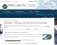 Bild PROAKTIV Management Training und Beratung in Management und Verkauf Aktiengesellschaft