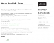 Bild VOKAL - Werner Scheiblich