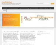 Bild maxOptimal Internet Marketing