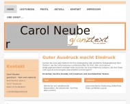 Bild Carol Neuber glanztext
