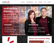 Bild mainblick konzept und gestaltung
