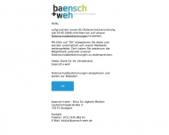 Bild baensch+weh - Bro fr digitale Medien
