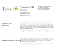 Ticcon GmbH - Online . Marketing - Flensburg