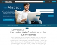 Bild myAbstract - das Web auf das Wesentliche verdichten.