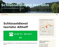 Bild Schlüsseldienst Iserlohn Althoff