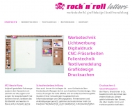 Bild rock and roll - letters