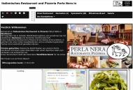 Website Restaurant & Pizzeria PERLA NERA