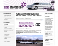 Website Limousinenservice Magdeburg
