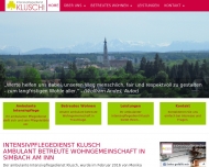 Website Intensivpflegedienst Klusch