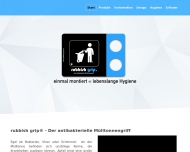 Bild  rubbish grip -der antibakterielle Mlltonnengriff