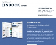 Bild Einbock GmbH ? Online-PR und Online-Portale fr Recht, Steuern & Wirtschaft