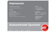 Website Kfz - Meisterbetrieb Stephen Sponholz