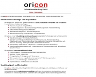 Bild oricon Unternehmensberatung GmbH