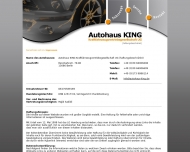 Website Autohaus KING