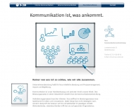 Website face Kommunikationsentwicklung