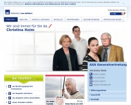 Website AXA Generalagentur Christina Holm
