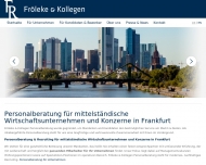 Website Fröleke & Kollegen Personalberatung