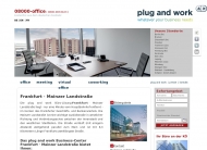 Website Plug and work Frankfurt SBC Service + Business Center