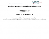 Bild Andere Wege Finanz- und Versicherungsmakler GmbH