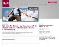 Website H & W Maklergesellschaft