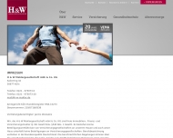 Website H & W Maklergesellschaft