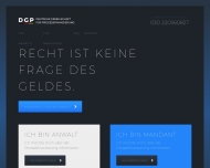 Website DGP DEUTSCHE GESELLSCHAFT FÜR PROZESSFINANZIERUNG