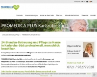 Website PROMEDICA PLUS Karlsruhe Süd